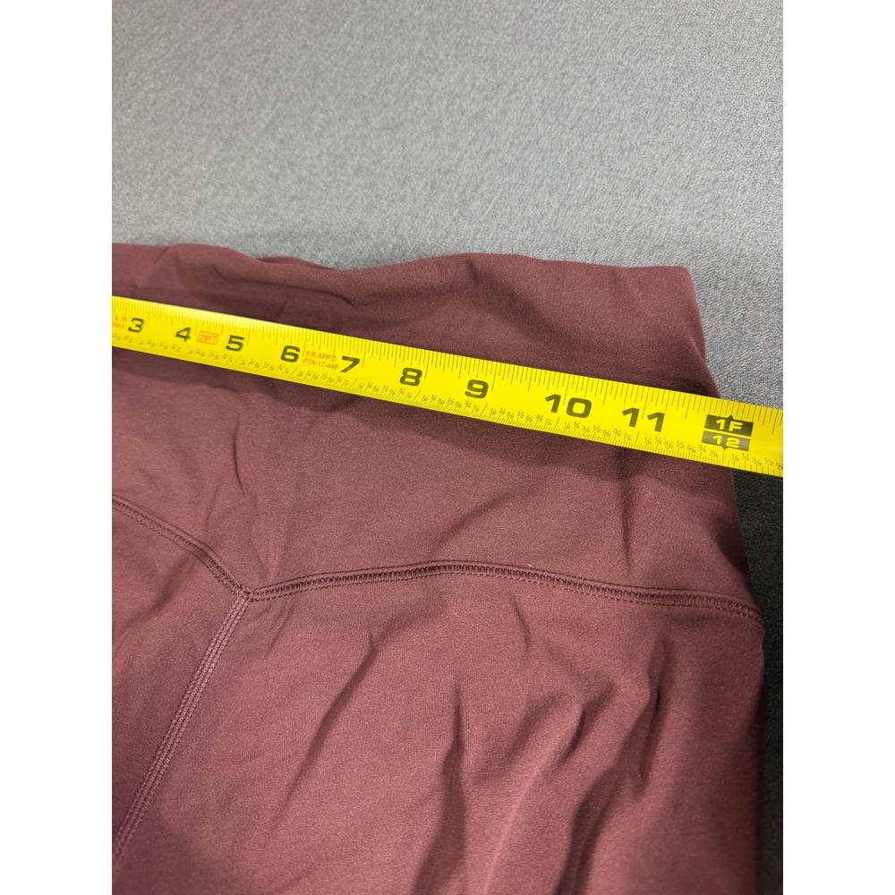 Nike Zenvy Gentle Support High Rise Flare Pants Burgundy Mauve fv7921-652 Small - Picture 5 of 6